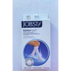 Jobst 110836 SensiFoot 8-15 mmHg Unisex Crew Length Diabetic Mild Support Socks